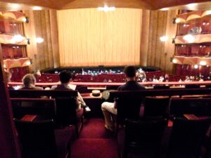 At the theater